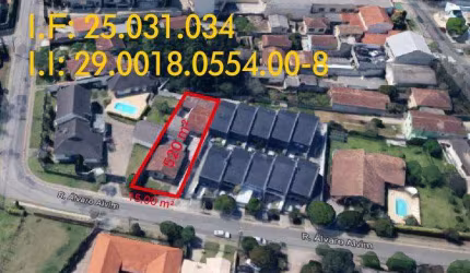 Terreno à venda na Rua Álvaro Alvim, 345, Seminário, Curitiba por R$ 1.200.000