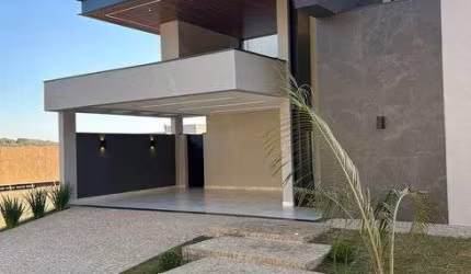 casa térrea Recém Construída Condomínio Reserva santa Luísa.