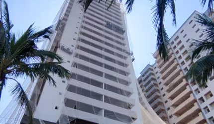 Vila  Caiçara, lançamento alto padrão frente, para o mar, lazer completo