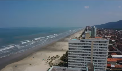 Apartamento 2 quartos frente mar no Jardim Real em Praia Grande - RP414 - 4