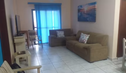 Apartamento 2 quartos 1 suíte - 100 metros Mar - Caiçara - Praia Grande - SP - RP488