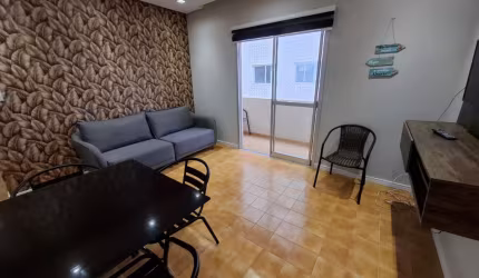 Apartamento 1 quarto Mobiliado - Sacada na Vila Caiçara em Praia Grande - RP580