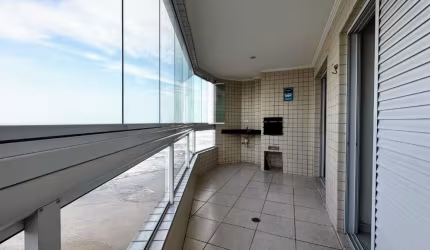 Apartamento 2 quartos - Frente mar - Vista total mar na Vila Caiçara em Praia Grande -SP - RP79