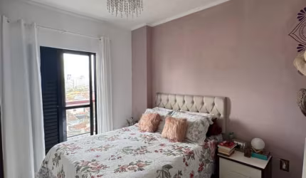 Vila Caiçara, apto 2 dorms, suite, 2 sacadas, próximo ao mar