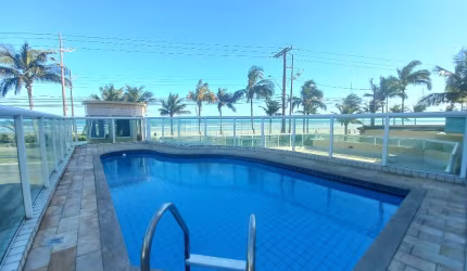 Apartamento 1 quarto - Frente mar - Vista total mar na Vila Caiçara em Praia Grande -SP - RPJ84
