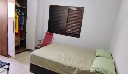 Vila Caiçara, apto 2 dorms, suite, sacada, vista para o mar