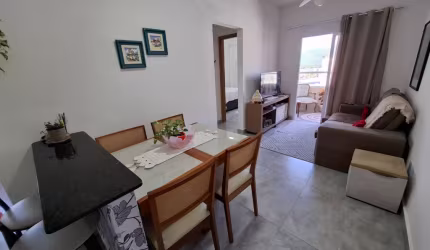 Apartamento 2 Quartos Mobiliado a 250 metros mar na Vila Caiçara em Praia Grande - RP658