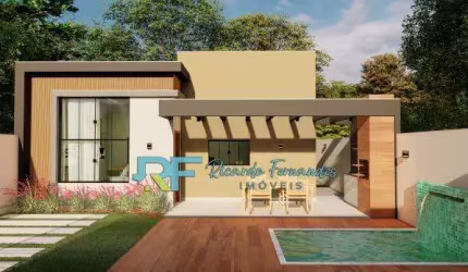 Casa Linda Com Piscina Em Construção na Rua Cacilda Becker, Macaé.