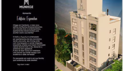 Apartamento com 2 dormitórios à venda, 60 m² por R$ 722.053,08 - Tabuleiro - Camboriú/SC