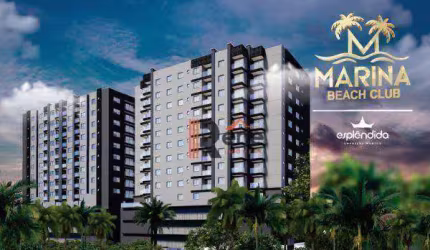 Apartamento, deck náutico, 1 quarto, Camboriú, SC
