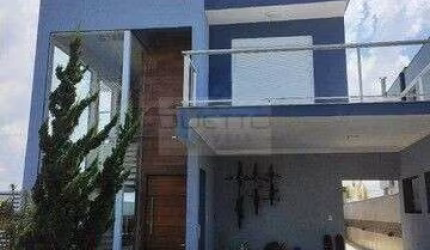 Sobrado Alto Padrão de 358m², contendo 04 dormitórios, sendo 03 suítes, à venda no Condomínio Aruã Brisas, Mogi das Cruzes - SP