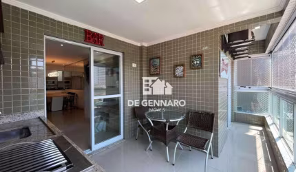 Apartamento com 2 dormitórios à venda, 76 m² por R$ 580.000 - Canto do Forte - Praia Grande/SP