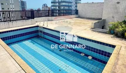 Cobertura tríplex, Canto do Forte, 3 suítes, área gourmet, Piscina Privativa, 3 vagas de garagens, Próximo do Mar