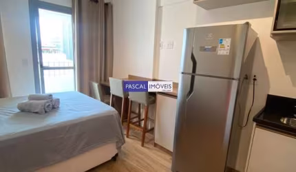 Apartamento com 1 quarto à venda na Rua Joaquim Guarani, 63, Brooklin, São Paulo, 20 m2 por R$ 425.000