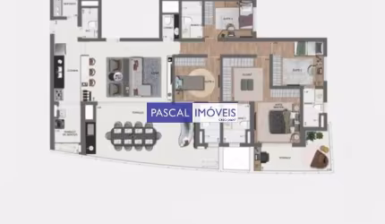 Apartamento com 4 quartos à venda na Rua Santo Arcádio, 92, Brooklin, São Paulo, 180 m2 por R$ 2.800.000