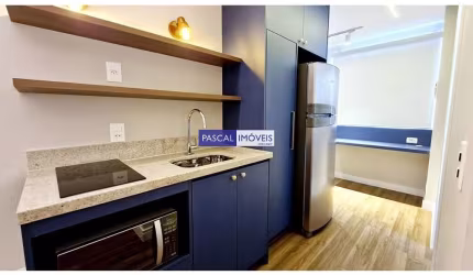Apartamento com 1 quarto à venda na Avenida Vereador José Diniz, 2183, Santo Amaro, São Paulo, 26 m2 por R$ 411.000