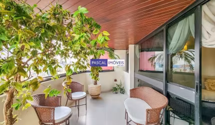 Apartamento com 4 quartos à venda na Avenida Rouxinol, 533, Moema, São Paulo, 198 m2 por R$ 3.250.000