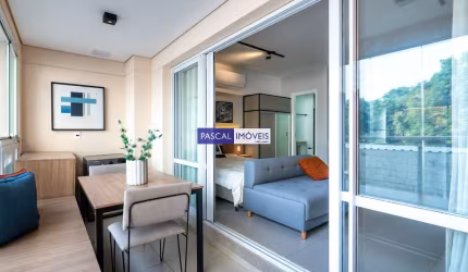 Apartamento com 1 quarto à venda na Rua Vieira de Morais, 1936, Campo Belo, São Paulo, 40 m2 por R$ 600.000