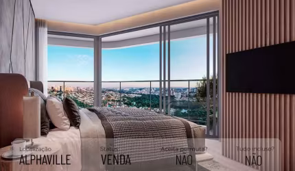 Apartamento de 4 dormitórios com 2 suítes e 3 vagas com 142 m² em Alphaville - Barueri/ SP