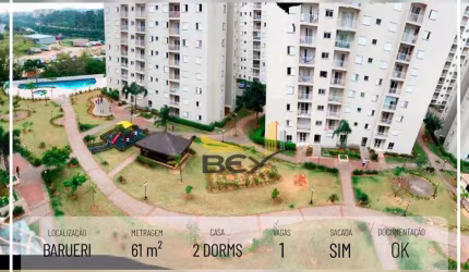 Apartamento com 2 dormitórios de  61 m²  em Barueri SP