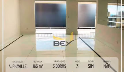 Apartamento 3 suítes 3 vagas 165 m² Alphaville Barueri SP