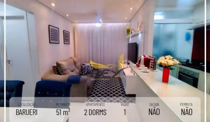 Apartamento 2 dormitórios 1 vaga 51 m² Barueri SP