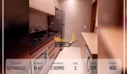 Apartamento com 3 dormitórios à venda com  81 m² em  alphaville  Barueri  SP