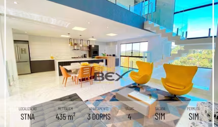 Casa com 3 dormitórios à venda, 435 m² por R$ 3.490.000,00 - Chácara Estela - Santana de Parnaíba/SP
