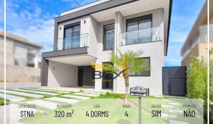 Casa com 4 suítes 4 vagas 320 m² em Santana de Parnaíba SP