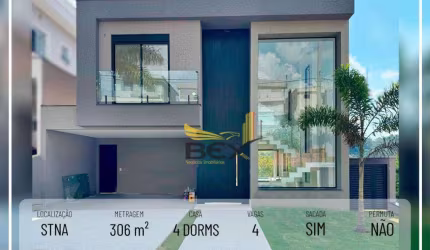 Casa com 4 suítes 4 vagas 306 m² em Santana de Parnaíba SP