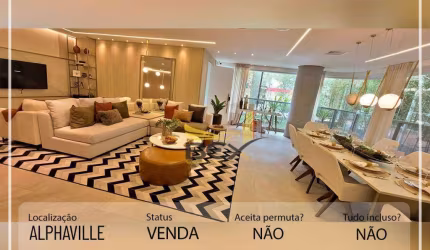 Apartamento com 4 dormitórios à venda, 244 m² por R$ 3.480.000,00 - Alphaville Conde II - Barueri/SP