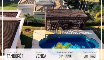 Casa com 4 dormitórios à venda, 1100 m² por R$ 18.000.000,00 - Residencial Tamboré - Barueri/SP