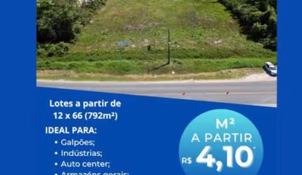 Terreno para alugar, 792 m² por R$ 3.100,00/mês - Barra do Saí - Itapoá/SC