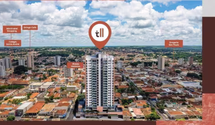 Apartamentos a venda no Edifício Tellus em Jaboticabal SP