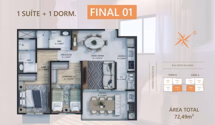 Apartamento em Vila Marumby - Maringá PR