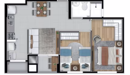 Apartamento em Jardim das Estações - Maringá PR