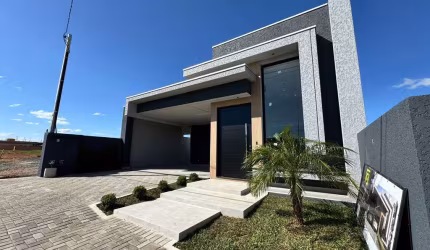 Bosque Mistral (Jardim Carvalho) - Casa com 3 quartos em condomínio fechado