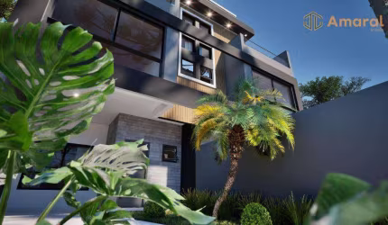 Sobrado com 3 dormitórios à venda, 124 m² por R$ 1.070.000,00 - Água Verde - Curitiba/PR