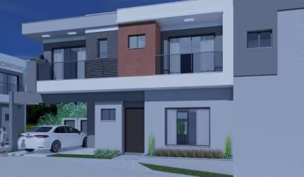 Sobrado com 3 dormitórios à venda, 112 m² por R$ 685.000,00 - Novo Mundo - Curitiba/PR