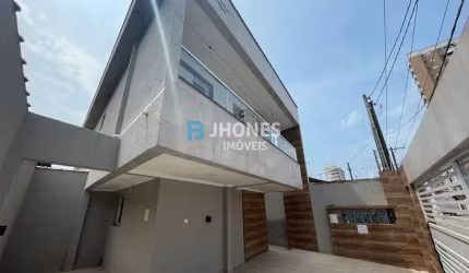 Sobrado de Condomínio com 2 dorms, Guilhermina, Praia Grande - R$ 378 mil, Cod: BJ0235