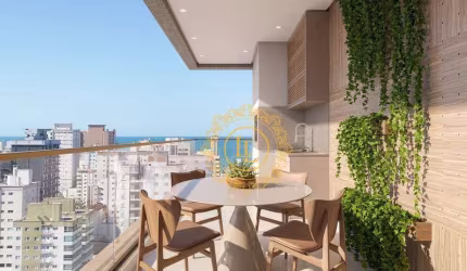 Apartamento com VISTA MAR e 3 dormitórios à venda, 135 m² em Meia Praia - Itapema/SC