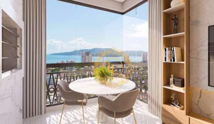 Apartamento com VISTA MAR e 3 dormitórios à venda, 85 m² em Perequê - Porto Belo/SC