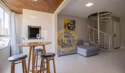 Cobertura duplex em Balneário Camboriú -SC 04 dormitórios sendo 03 suítes e vaga privativa - churrasqueira carvão
