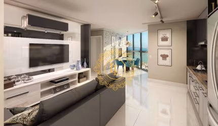 Apartamento com VISTA MAR e 1 dormitório à venda, Centro - Itapema/SC