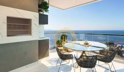 Apartamento com vista mar e 3 suítes à venda, Perequê - Porto Belo/SC