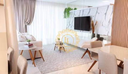 Apartamento com vista mar e 3 Suítes à venda, 133 m² no Centro - Itapema/SC