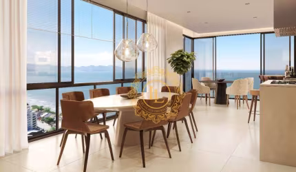 ALTO PADRÃO! Apartamento com VISTA MAR e 4 Suítes à venda, 170 m² em Perequê - Porto Belo/SC