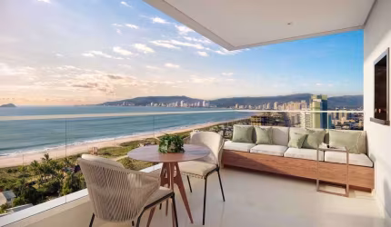 LANÇAMENTO! Apartamento com VISTA MAR e 3 Suítes à venda, 134 m² no Centro - Balneário Piçarras/SC