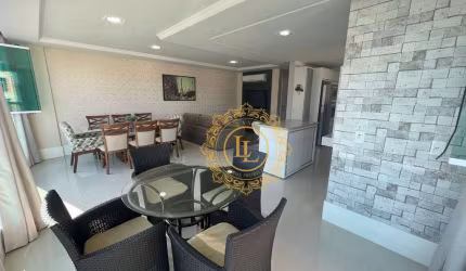 Belíssimo apartamento alto padrão com 3 suítes 5 vagas de garagem, churrasqueira carvão,  vista Panorâmica, aquecimento á Gás, mobiliado em Itapema SC