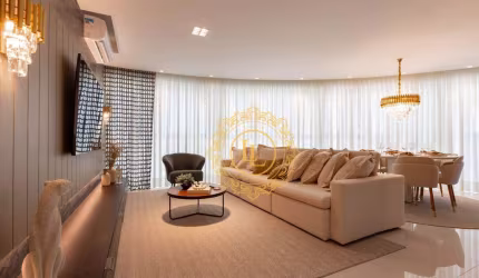 APARTAMENTO 4 DORMITÓRIOS SENDO 2 SUÍTE E 3 VAGAS DE GARAGEM., FINAMENTE MOBILIADO E DECORADO, EQUIPADO EM BALNEÁRIO CAMBORIÚ -SC